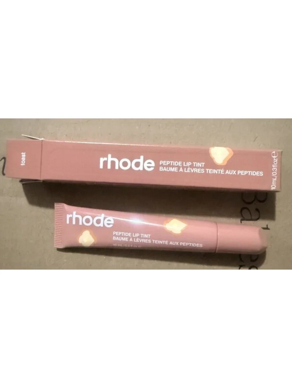 RHODE Scented Peptide Lip Tint TOAST 🍞 Limited Edition